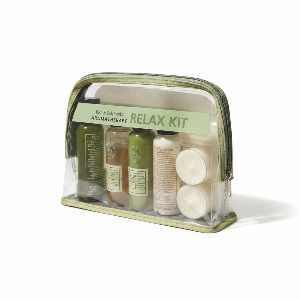 Bath & Body Works Aromatherapy Relax Kit Eucalyptus Spearmint Travel Gift Set